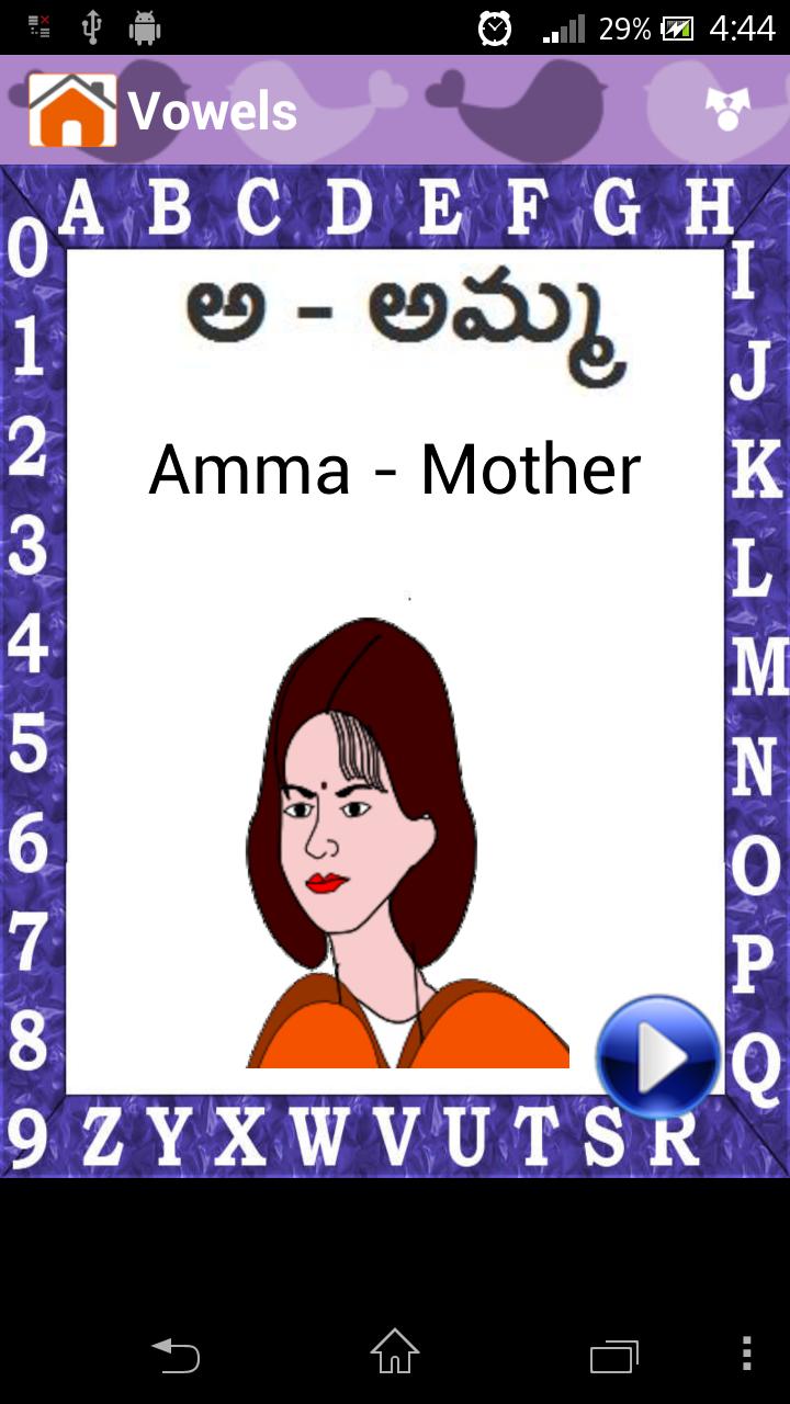 Telugu Alphabets for Kids