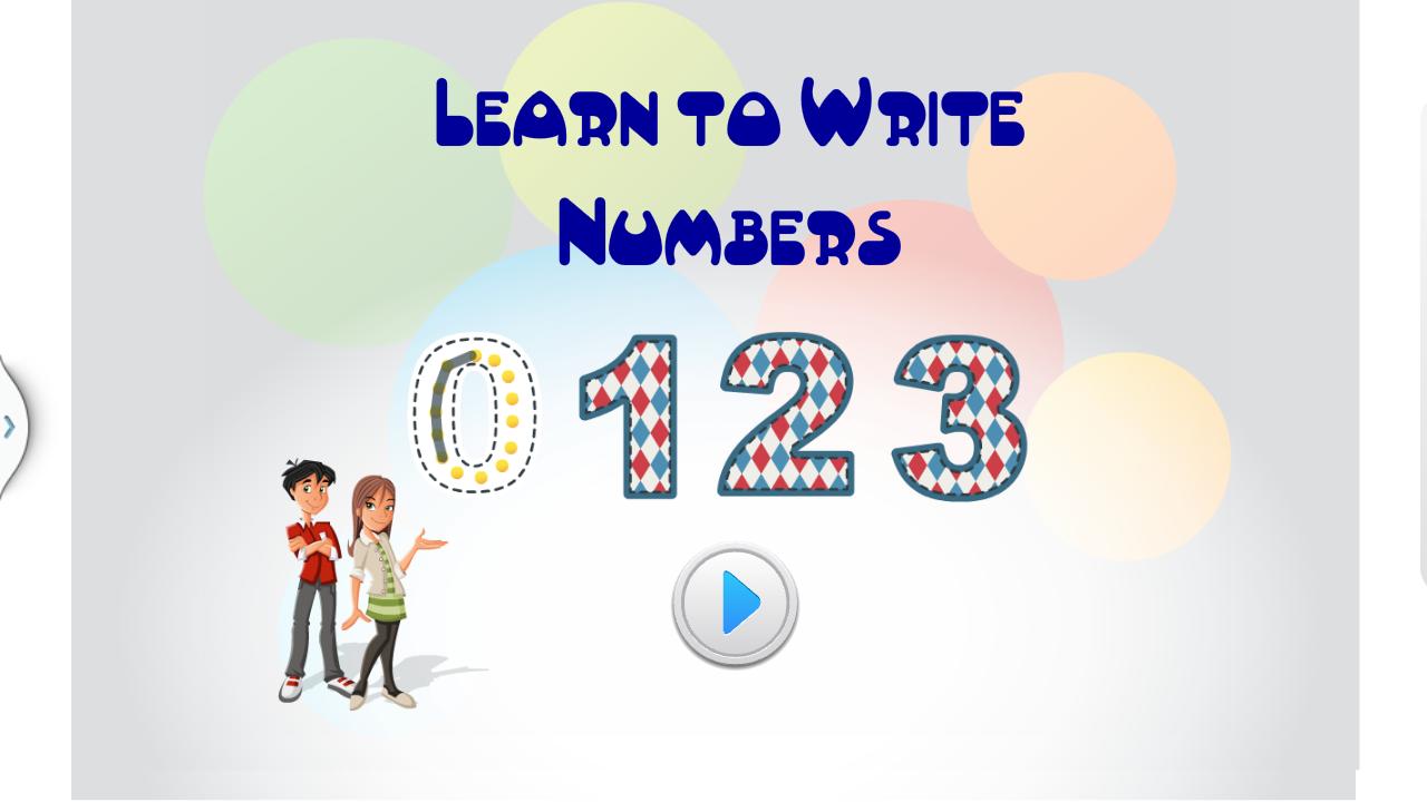 Learn To Trace Numbers - 123