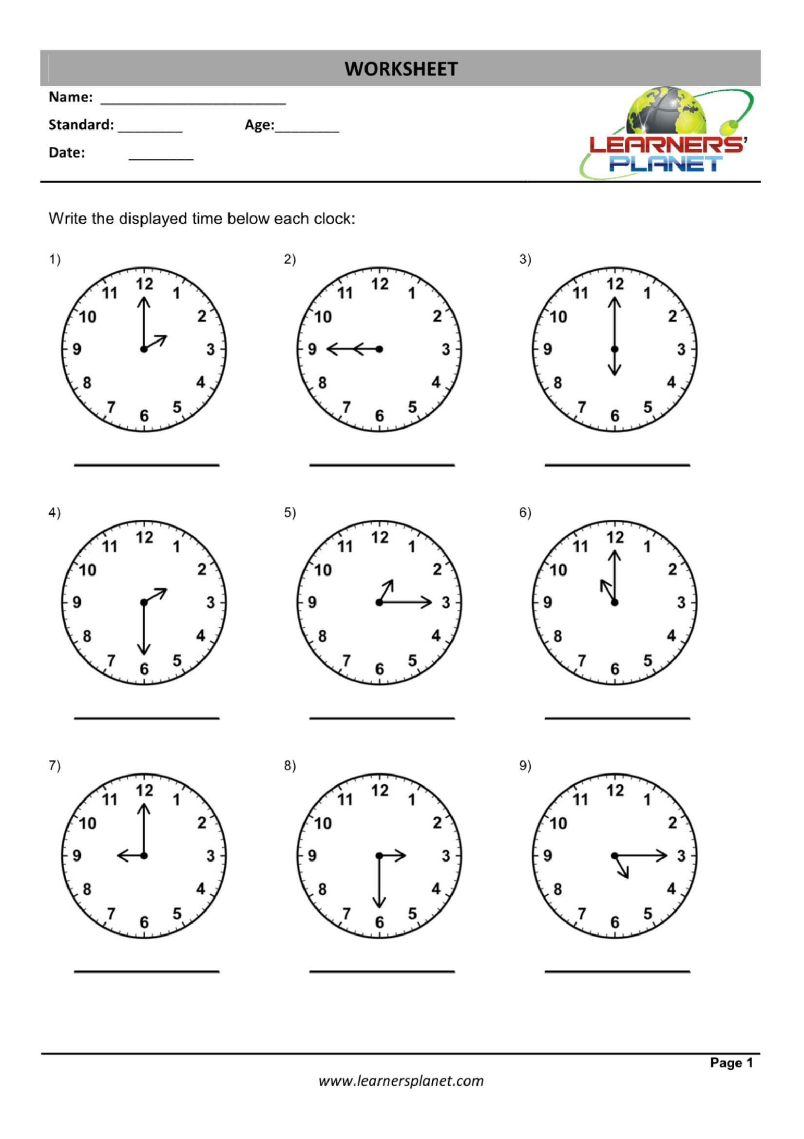 Grade-3-Maths-Telling Time-WB