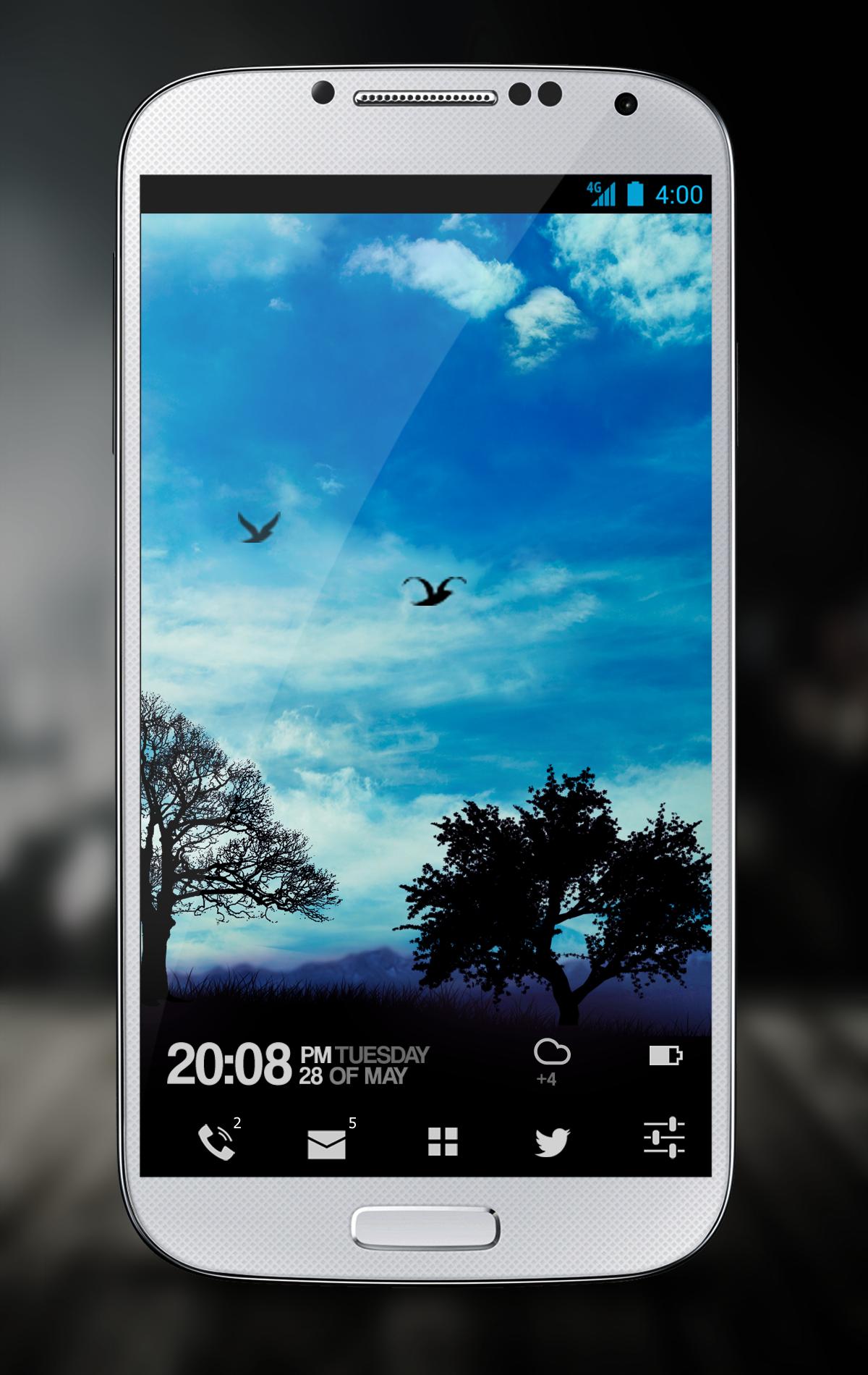 Blue Sky Free Live Wallpaper