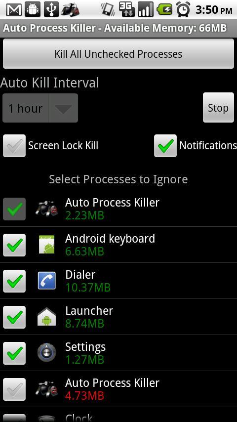 Auto Process Killer Free -2.0+