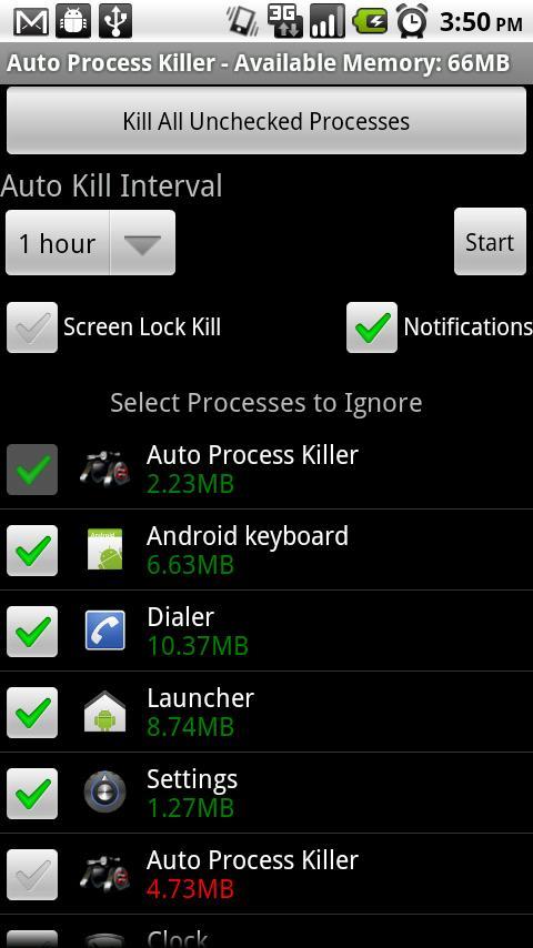 Auto Process Killer Free -2.0+