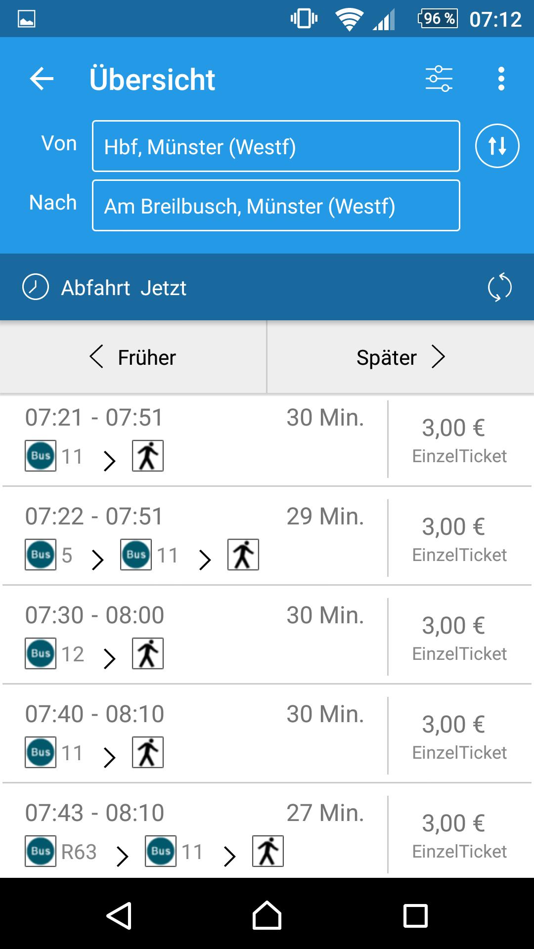 Fahrplan MS