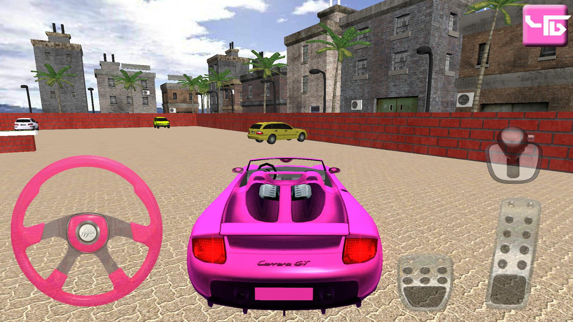 Girl Car Parking Game 3D