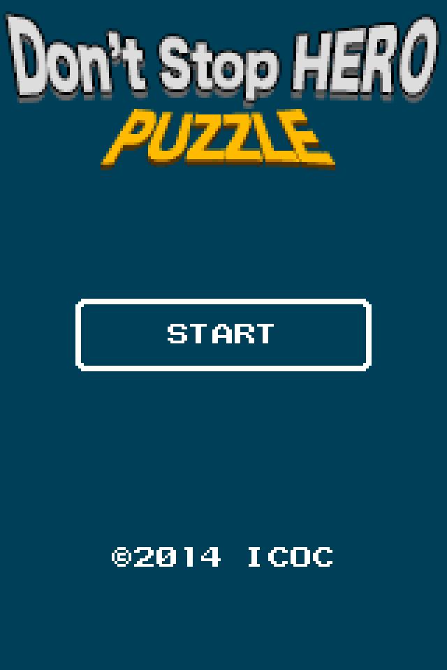 Don't stop hero on Puzzle