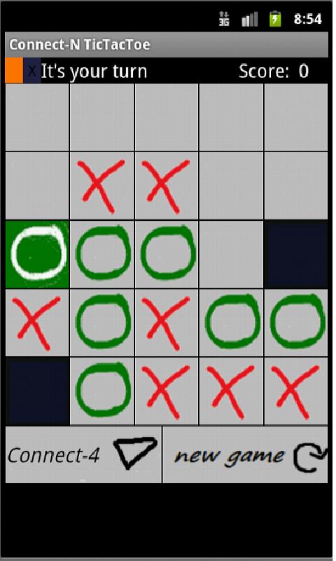 TicTacToe + 4 in a row