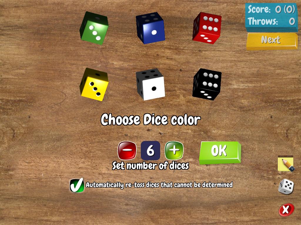 Pocket Dices