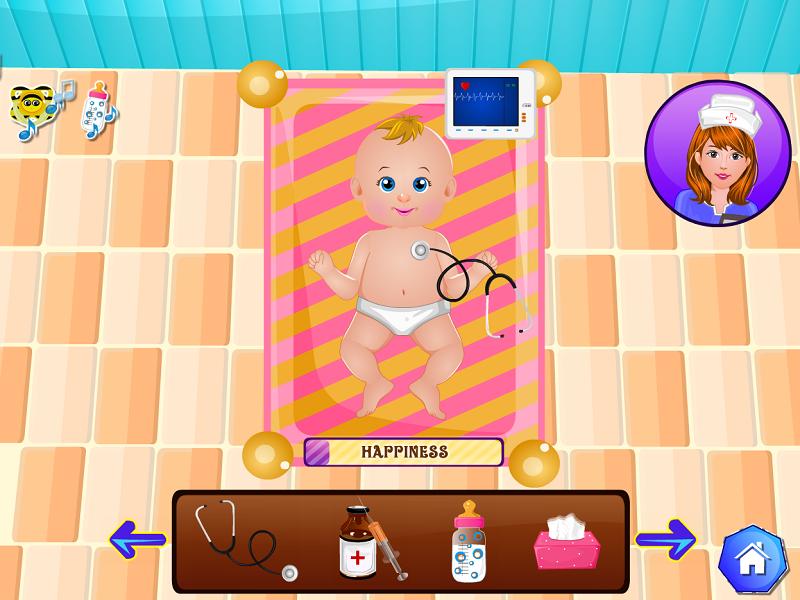 Newborn care baby games