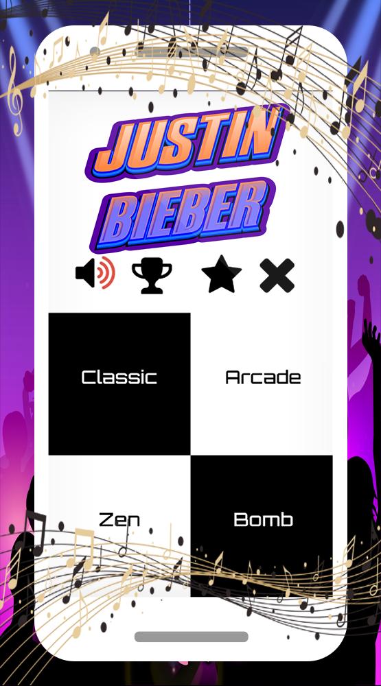 Justin Bieber Piano Tiles