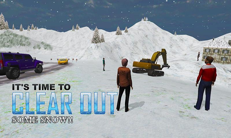 Snow Excavator Rescue Op 3D