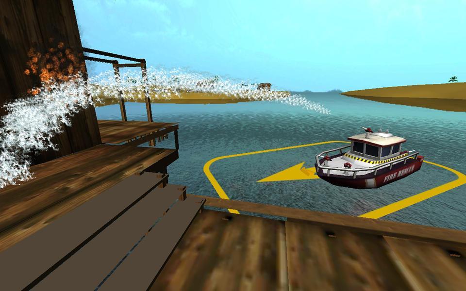 Fire Boat simulator 3D