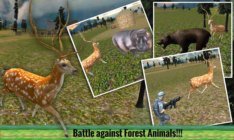 Angry Deer Attack & Revenge 3D