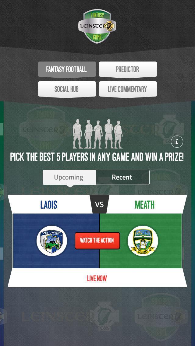 Leinster GAA Fantasy Game