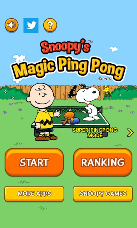 Snoopy's Magic Ping Pong