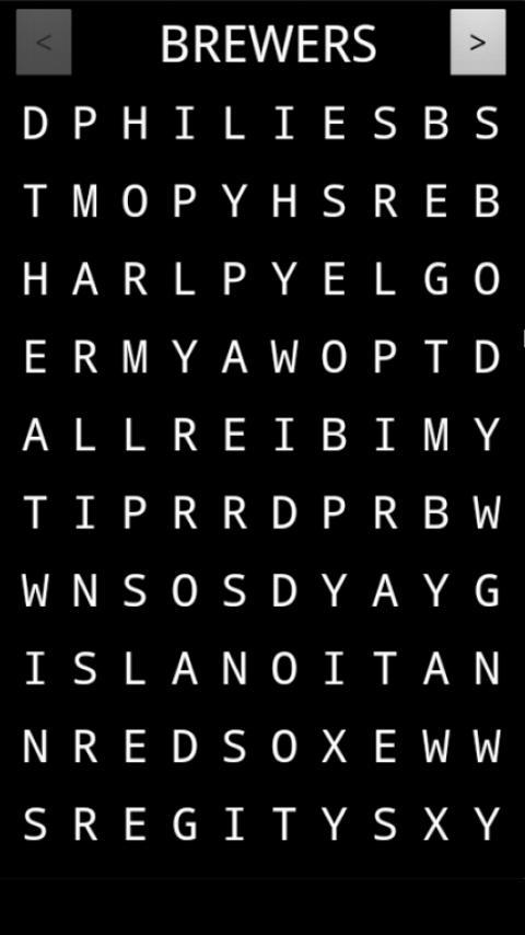 Sports Word Search