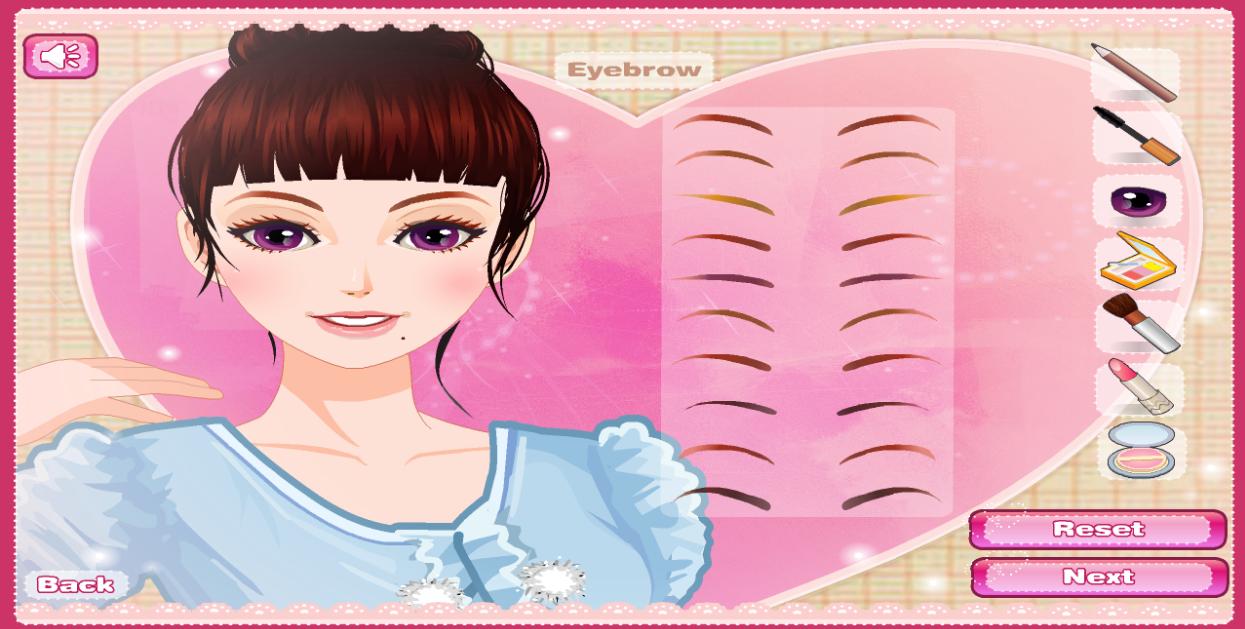 Twin Princess dress up make up