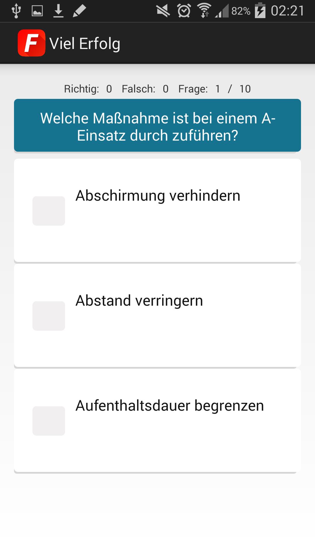 Das Feuerwehr Quiz