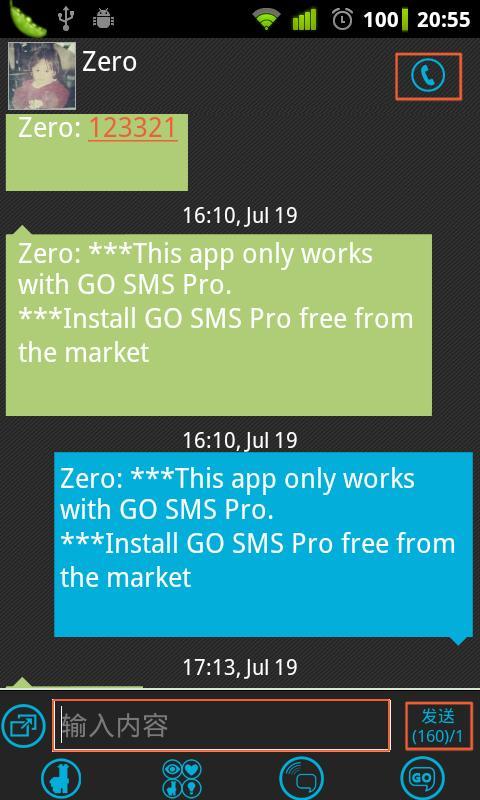 IWinphone Theme GO SMS