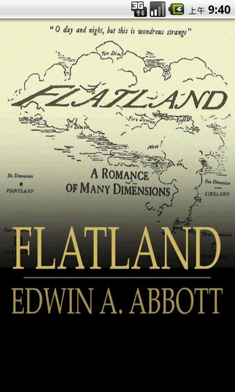 Flatland by Edwin A Abbott