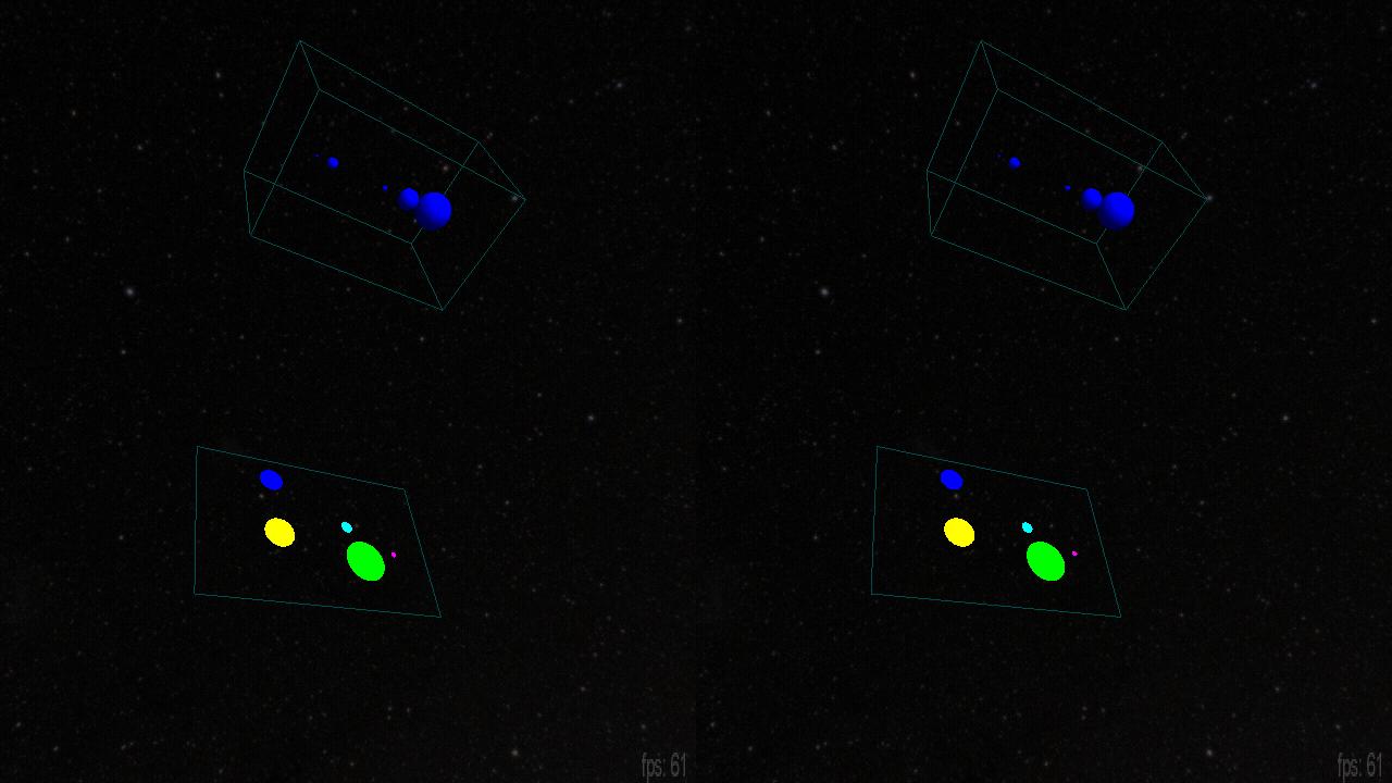 Space VR demo for Cardboard