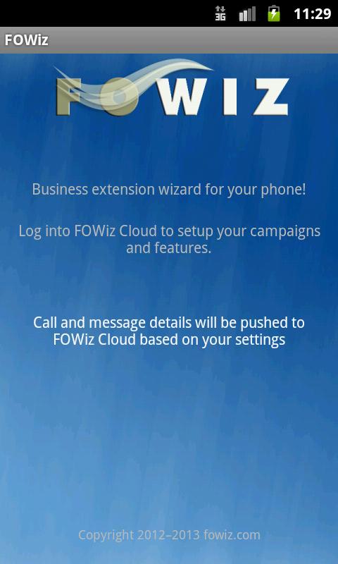 Fowiz Missed Call SMS Service