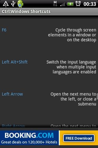 Ctrl: Windows Shortcut Keys