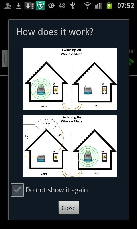 Modem Wireless Switch Off