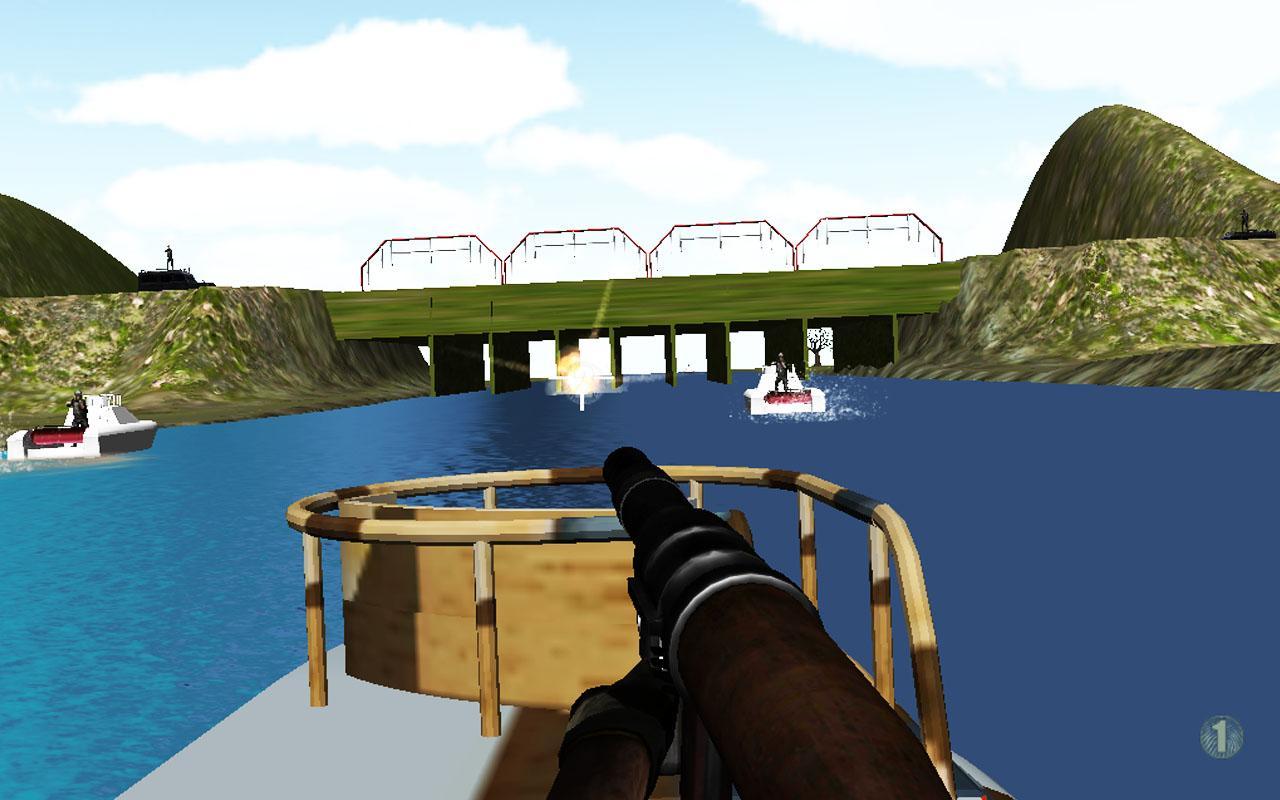 Modern Army Boat Shooter