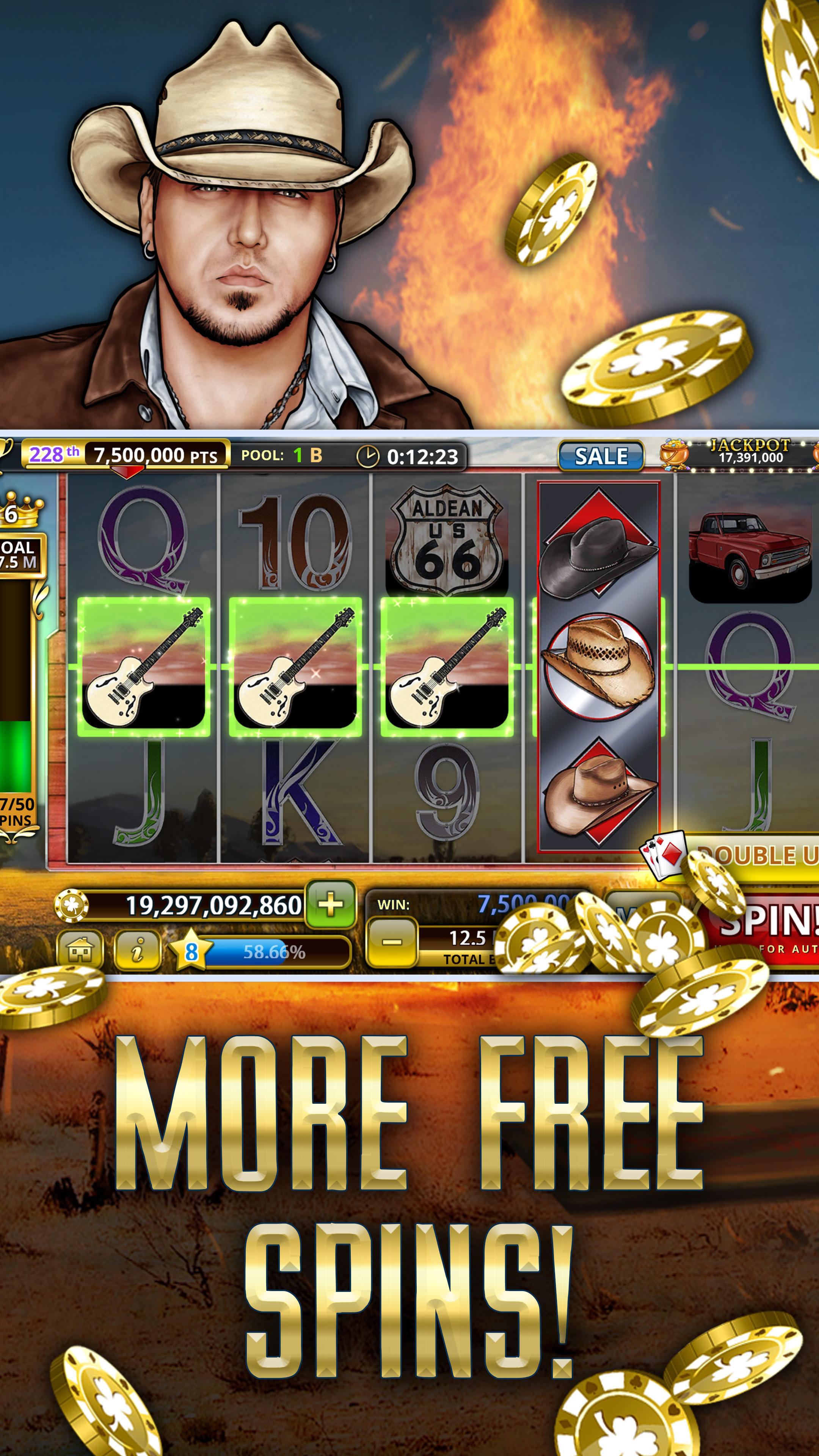 Jason Aldean Free Slot Games Casino! Free Slot App