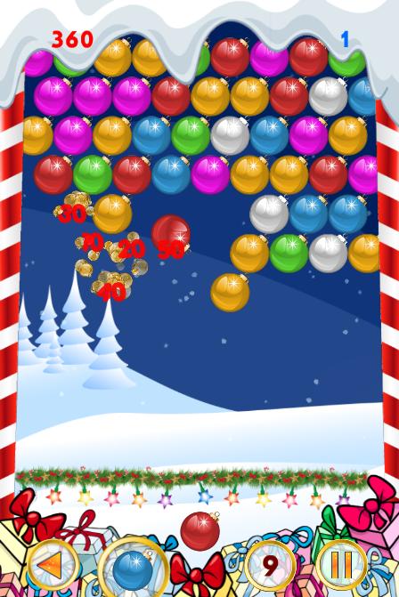 Christmas games Bubble shooter