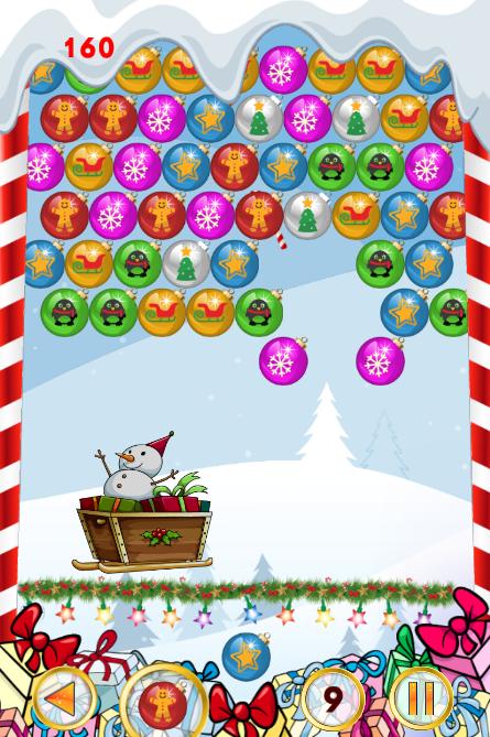 Christmas games Bubble shooter