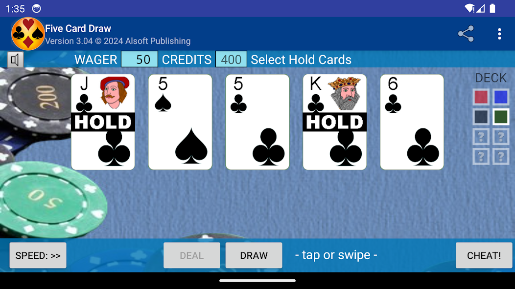 Five Card Draw Poker