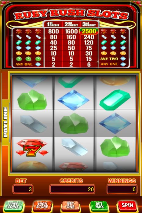 SLOTS - Ruby Rush Slots 777