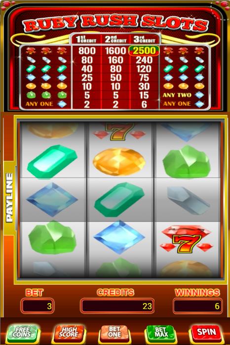 SLOTS - Ruby Rush Slots 777