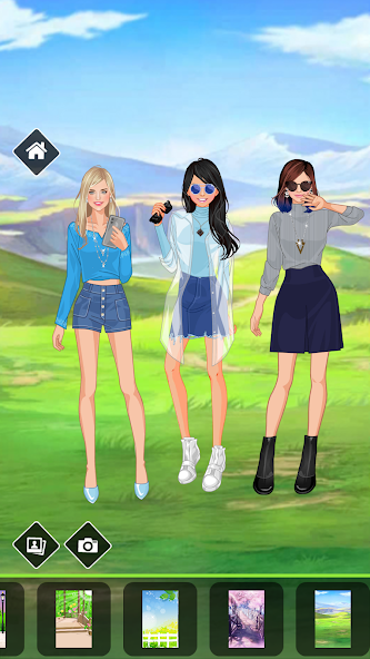 Spring dress up game