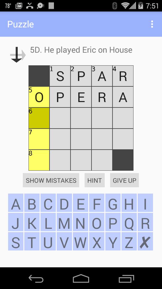 Mini Crossword