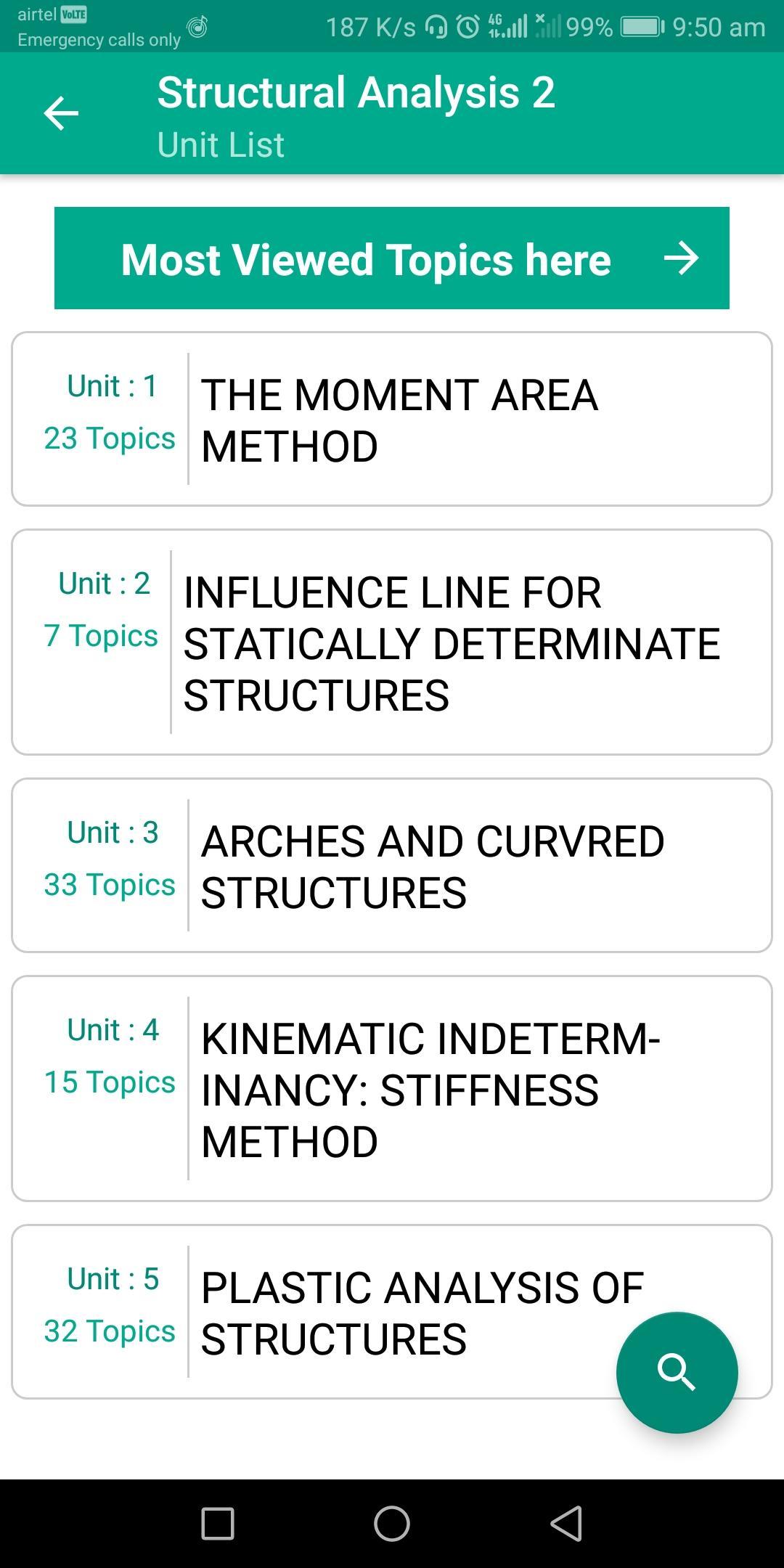 Structural Analysis - II