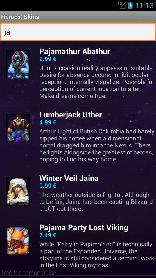 Information of Heroes of storm