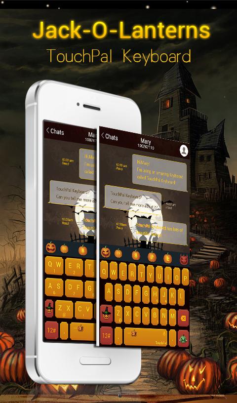 TouchPal Jack-O-Lanterns Theme