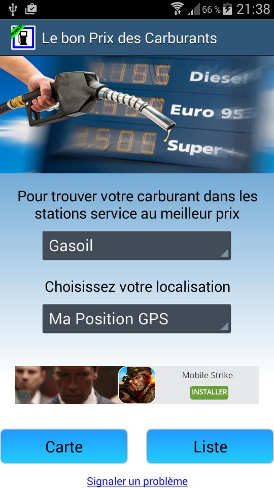 Prix Gasoil & Carburant France