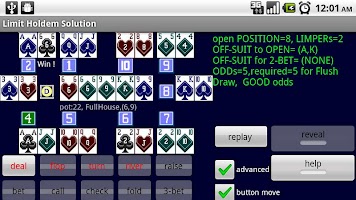 Limit Holdem Solutions (Trial)