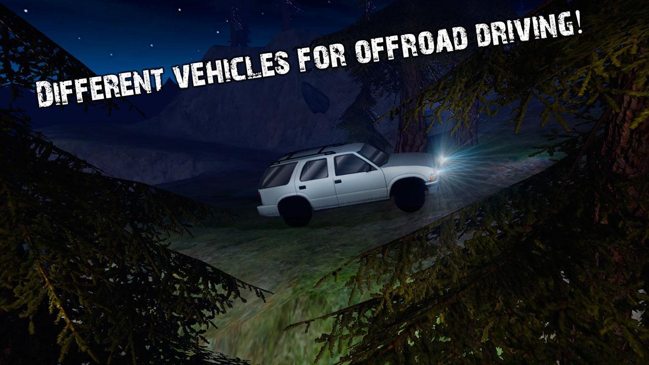 Night Hill Climb: Offroad SUV