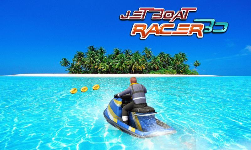 Jet boat racing 3D: water surfer driving game