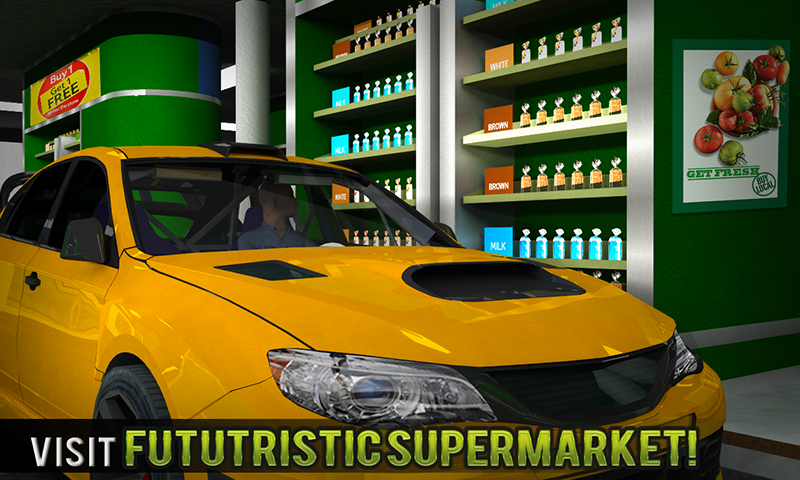 Shopping Mall Car Driving Game