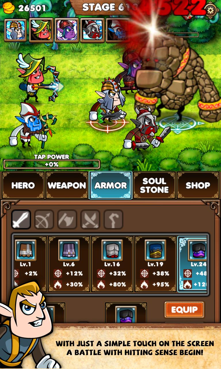 Hero's Fate : RPG Clicker