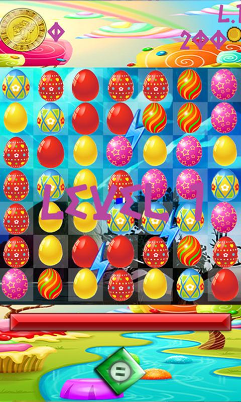 Candy Easter Eggs Star