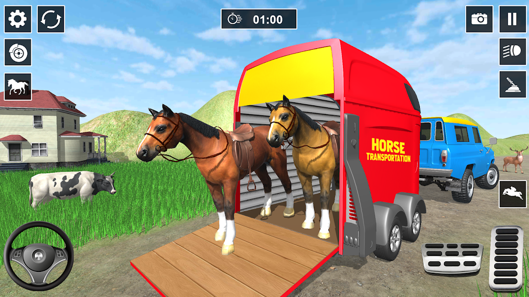 Wild Horse Transport Truck Sim