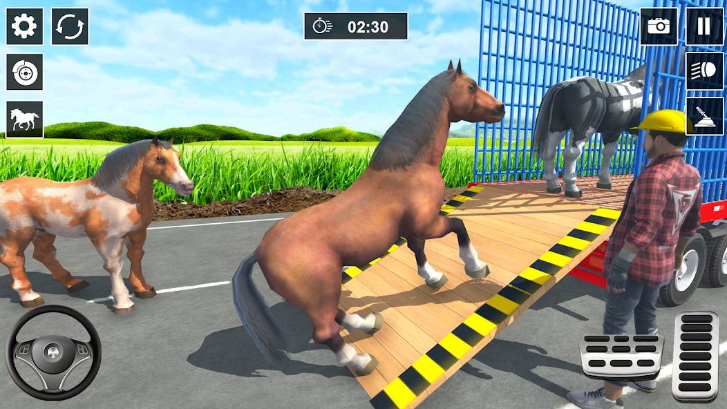 Wild Horse Transport Truck Sim