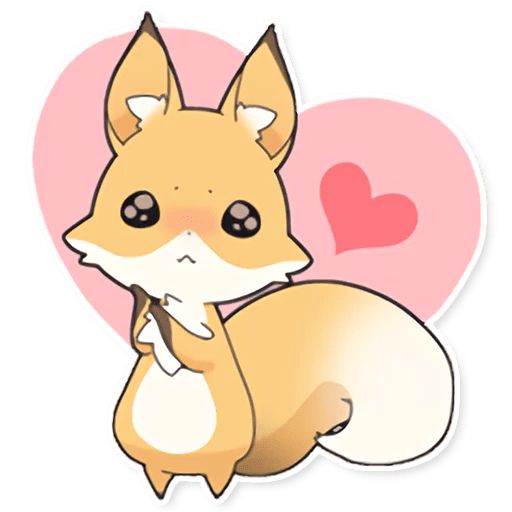 Cute Fox Stickers WAStickerApp