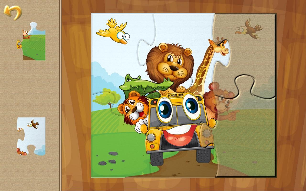 Animal Car Puzzles for Kids